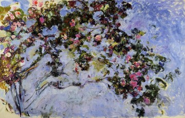 die Rose Bush Claude Monet Ölgemälde